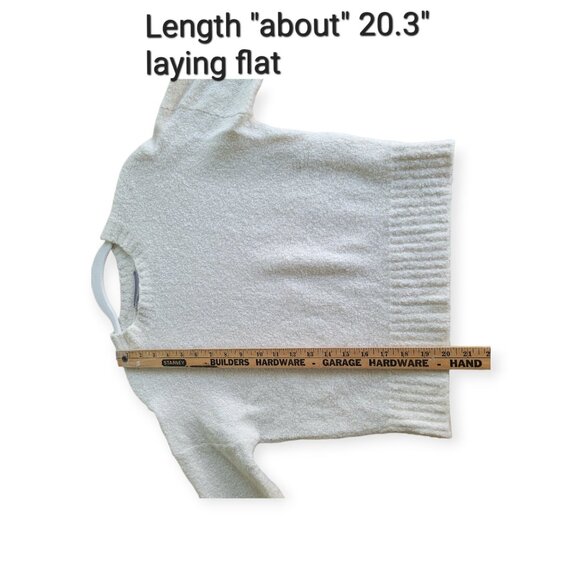 Everlane Cream Wool Blend Crewneck Sweater Womens Small Minimalist Neutral - Picture 6 of 9